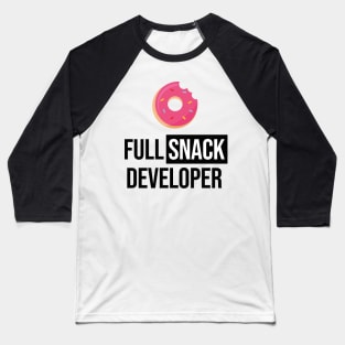 Full Stack Developer - Donut Baseball T-Shirt
